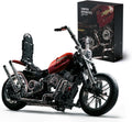 Nifeliz Chopper Motorcycle Building Set for Adults - Classic Display