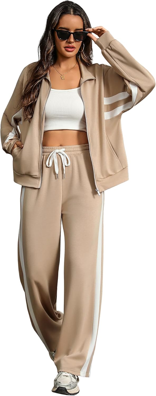 Totatuit Womens 2 Pieces Sweatsuit Sets for Stylish Comfort