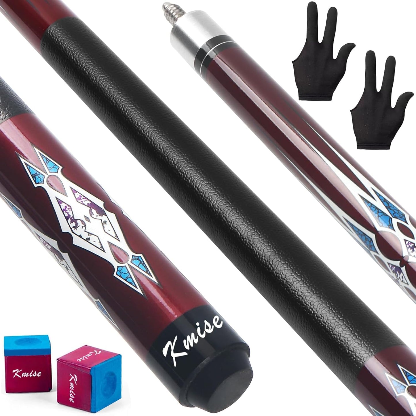 Kmise 58 Inch Pool Cue Stick - Professional Billiard Cues