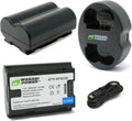 Wasabi Power Battery (2-Pack) & Dual Charger for Fujifilm NP-W235