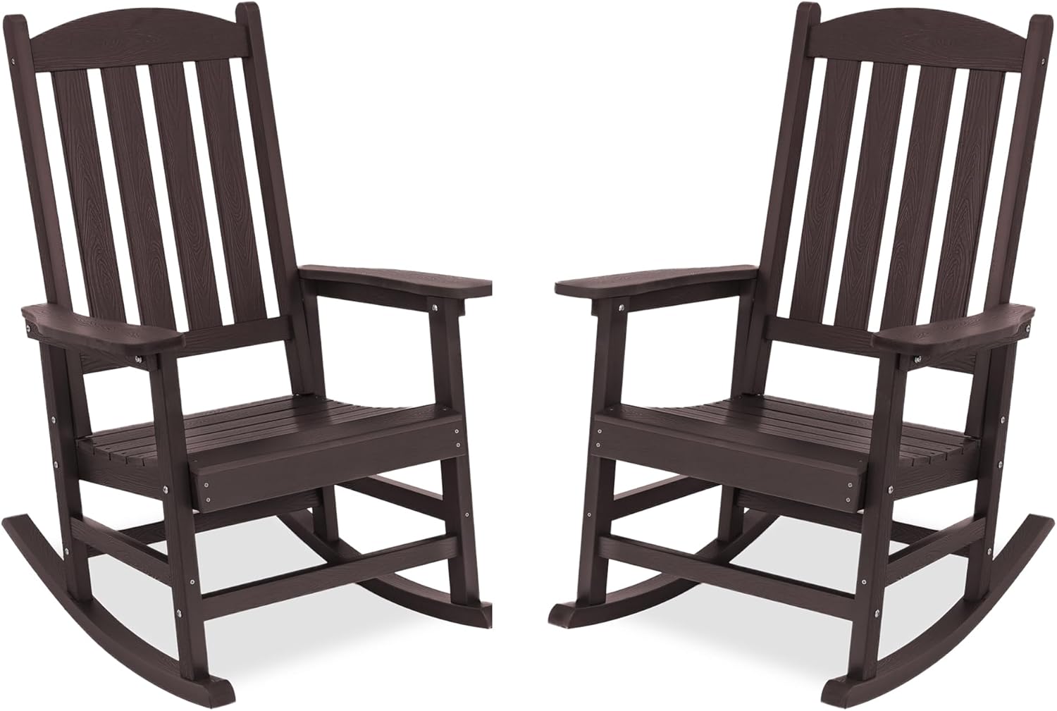 LUE BONA Outdoor Rocking Chairs Set of 2 for Ultimate Comfort