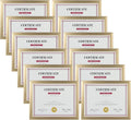 Elegant 8.5x11 Gold Picture Frame Set of 12 for Display