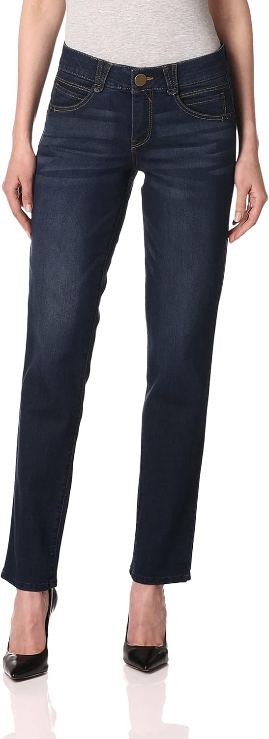 Democracy Women's Ab Solution Straight Leg Jean for All Shapes