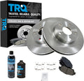 TRQ Front Brake Pad & Rotor Kit Ceramic Compatible with 2005-2015