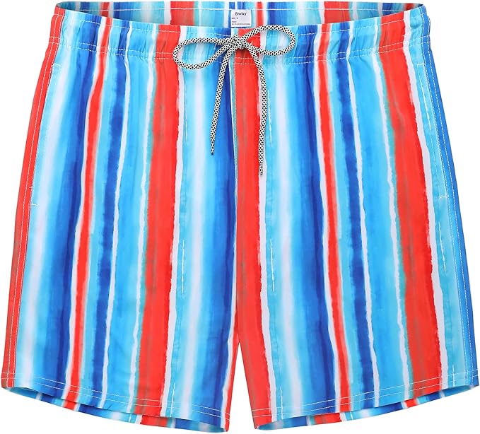 Biwisy Mens Swim Trunks Quick Dry Swim Shorts for Beach Fun