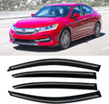 Window Rain Guards for 2008-2017 Honda Accord - 4PCS Vent Visors