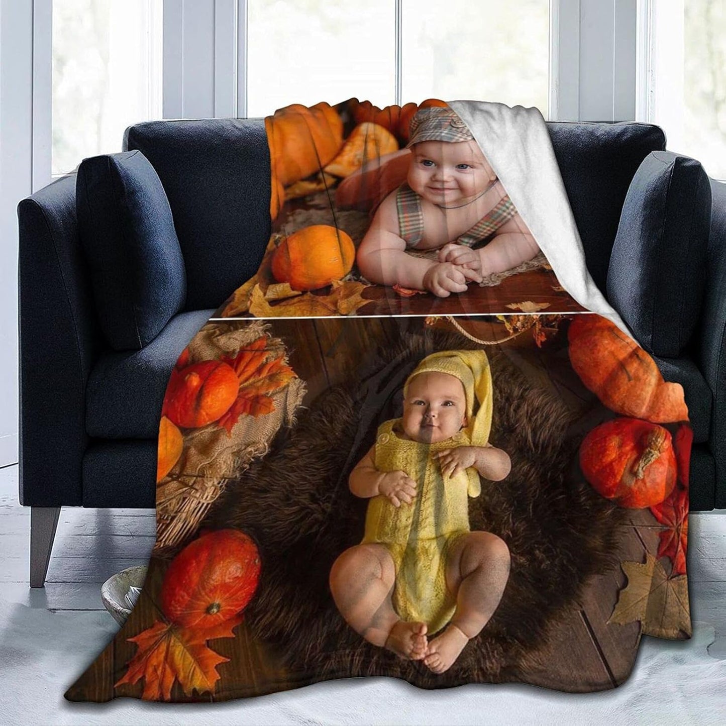 Custom Blanket with Photos for Unique Personalized Gifts