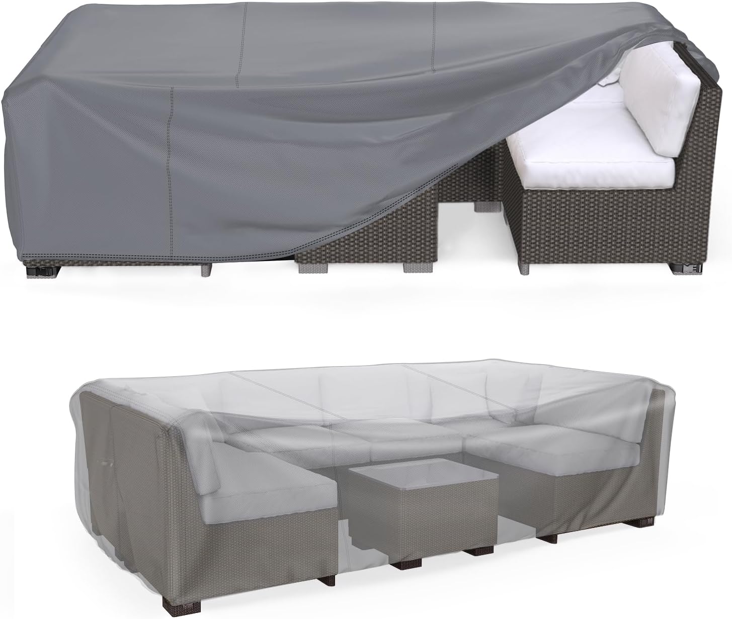 Heavy Duty Patio Furniture Covers for Sectional Sofa Set