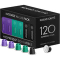 ROSSO CAFFE 120 Espresso Coffee Pods for Nespresso Machines