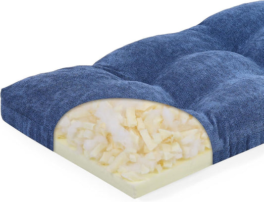 42 Inch Memory Foam Bench Cushion with Non-Slip Design