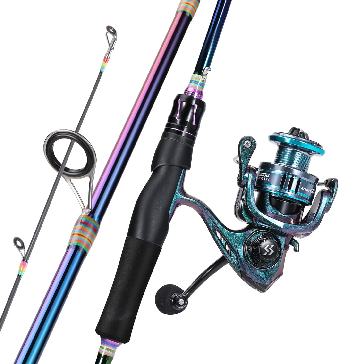 Sougayilang Spinning Fishing Reel Combo for Freshwater Fun