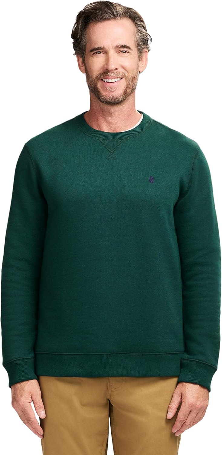 IZOD Men's Advantage Performance Crewneck Fleece Pullover