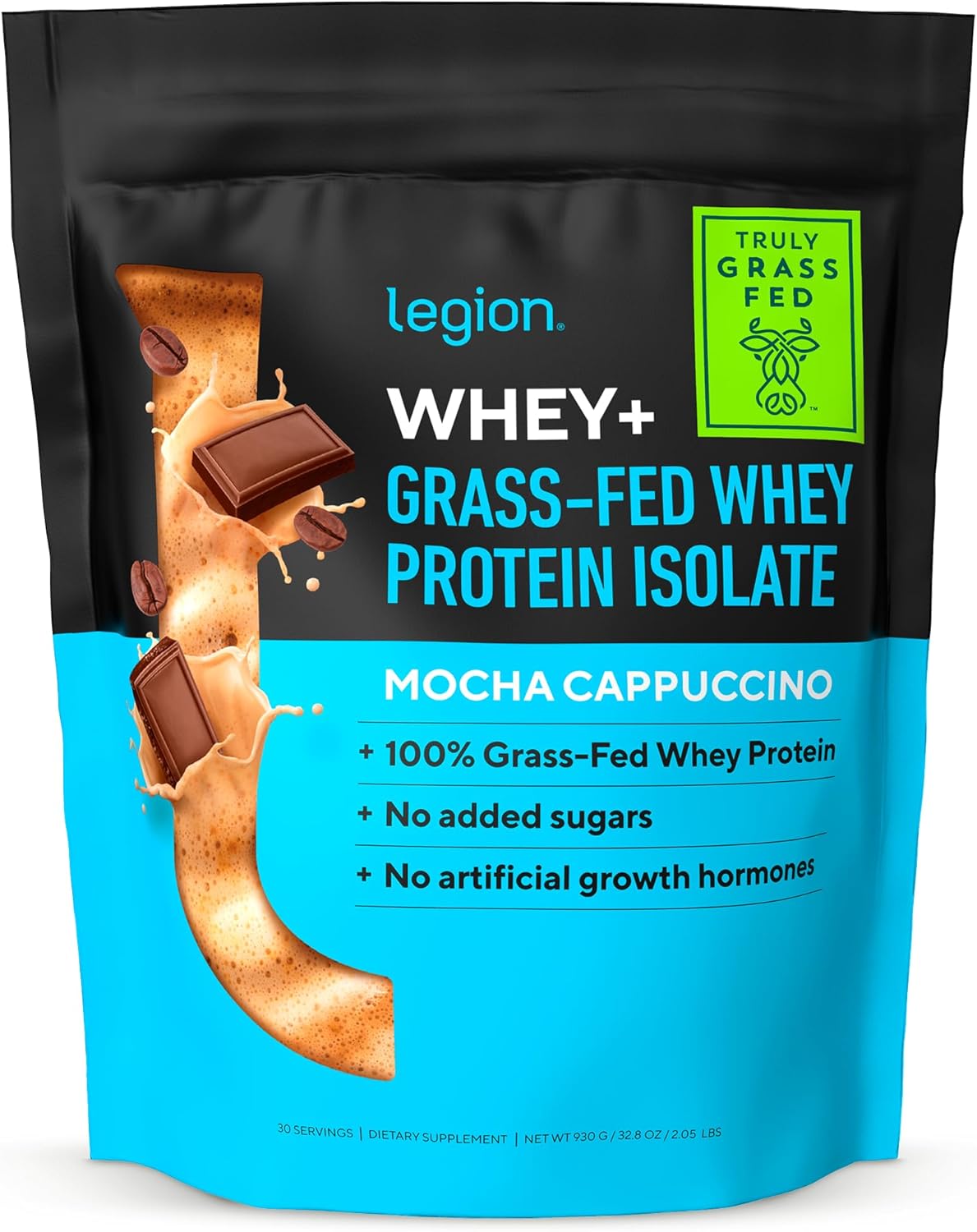 LEGION Whey+ Protein Isolate Powder - Low Calorie & Sugar Free