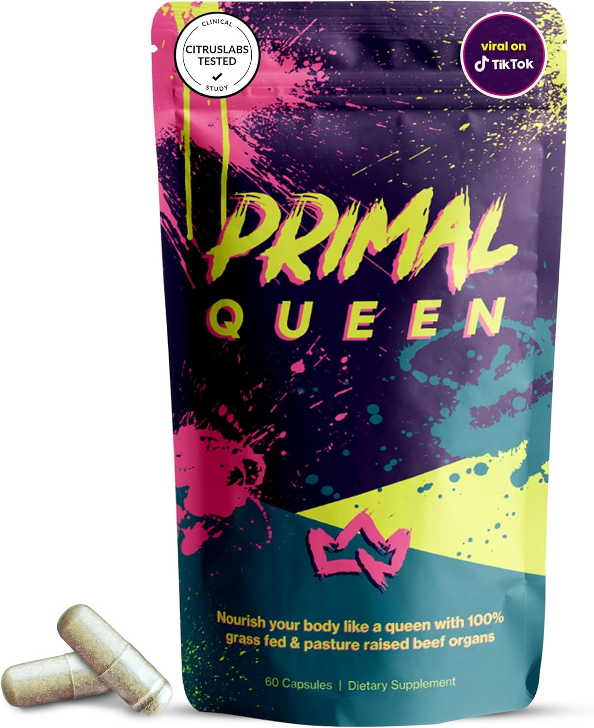 Primal Queen Beef Organ Superfood Supplement for Women's Health