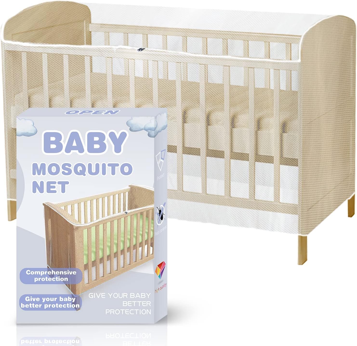 JARCOE Crib Mosquito Net: Bite-Free Outings!