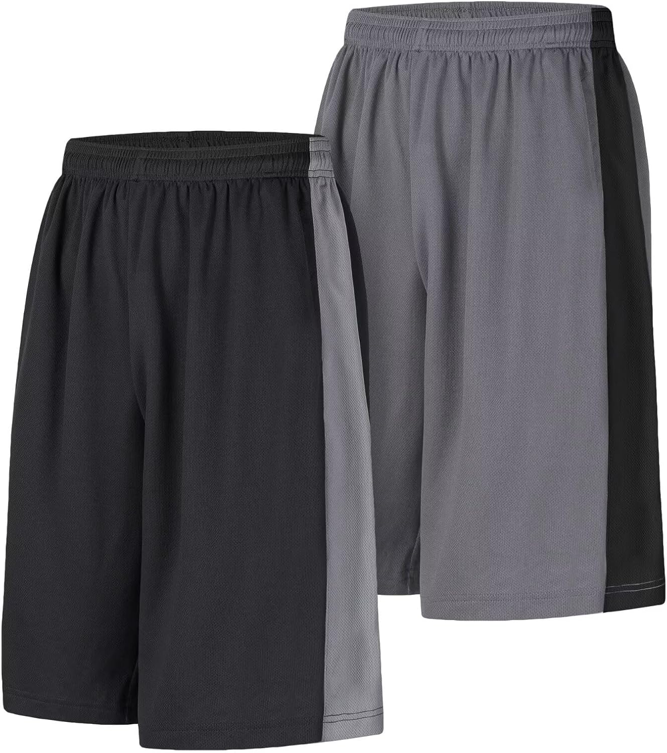 Men's Long Athletic Shorts Quick Dry Camo with Pockets
