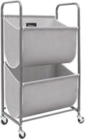 STORAGE MANIAC 80 Liters Vertical Rolling Laundry Hamper