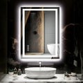24X32 LED Bathroom Mirror with Lights, Anti-Fog, Dimmable