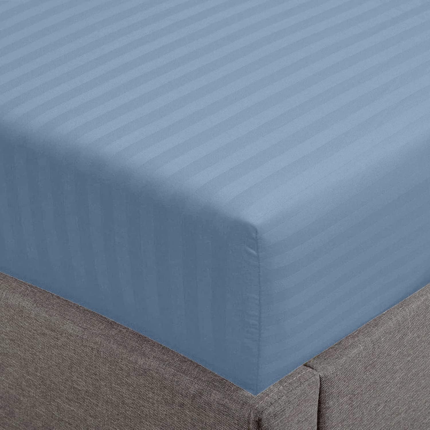 Luxurious 100% Cotton King Size Fitted Sheet for Comfort