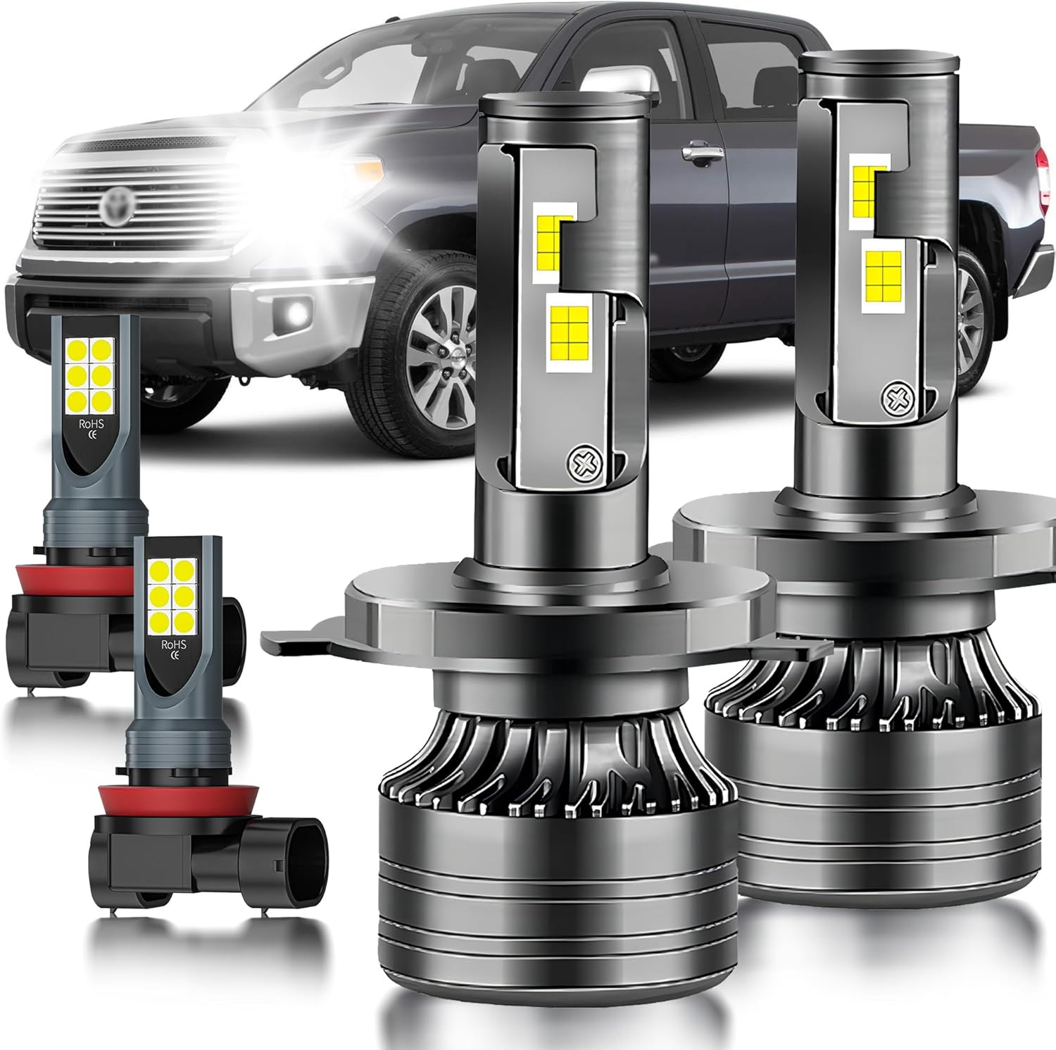 HUOKEDS 2014-2021 Toyota Tundra Fog Lights Bulbs Combo