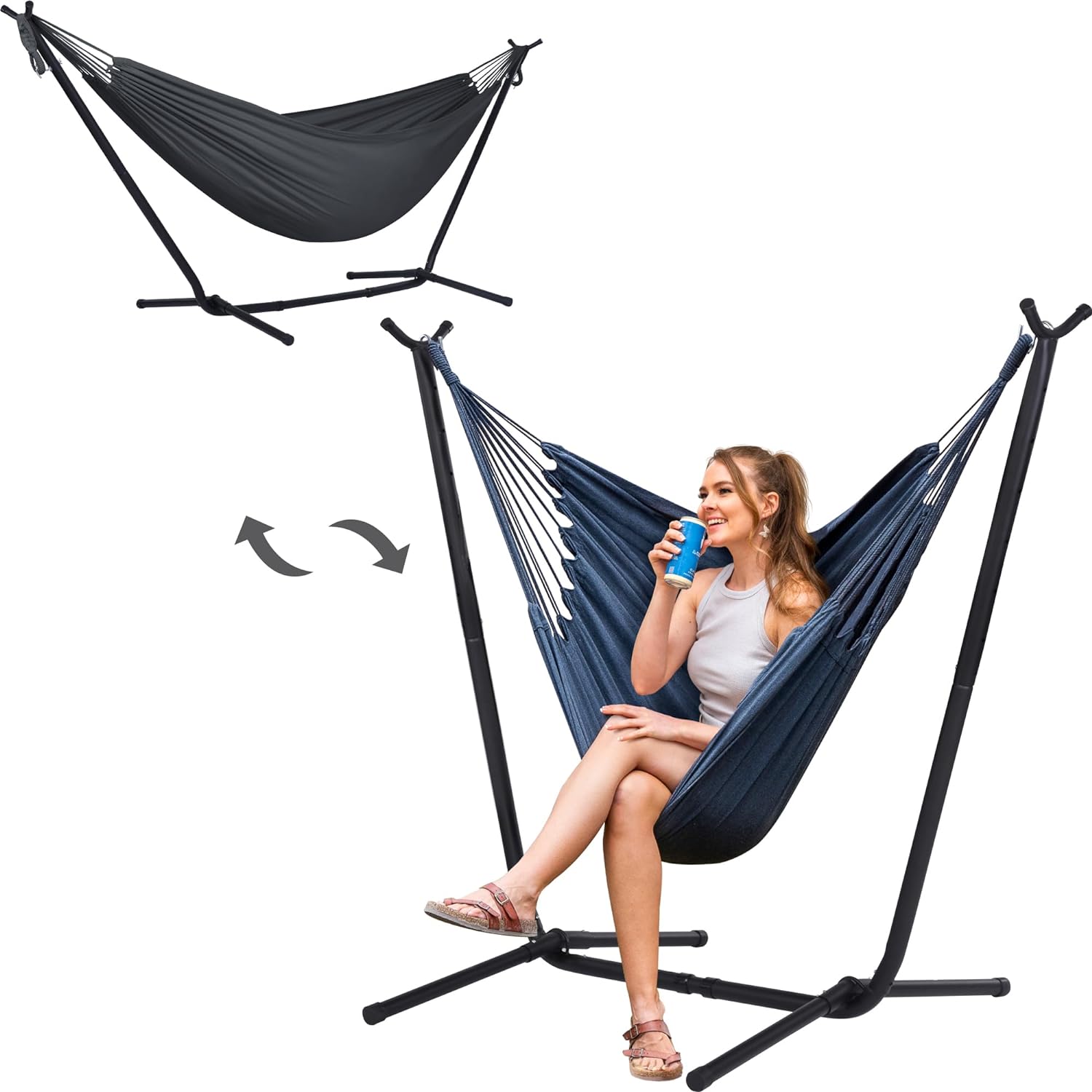 SUNCREAT Convertible Hanging Chair: Space-Saving Relaxation