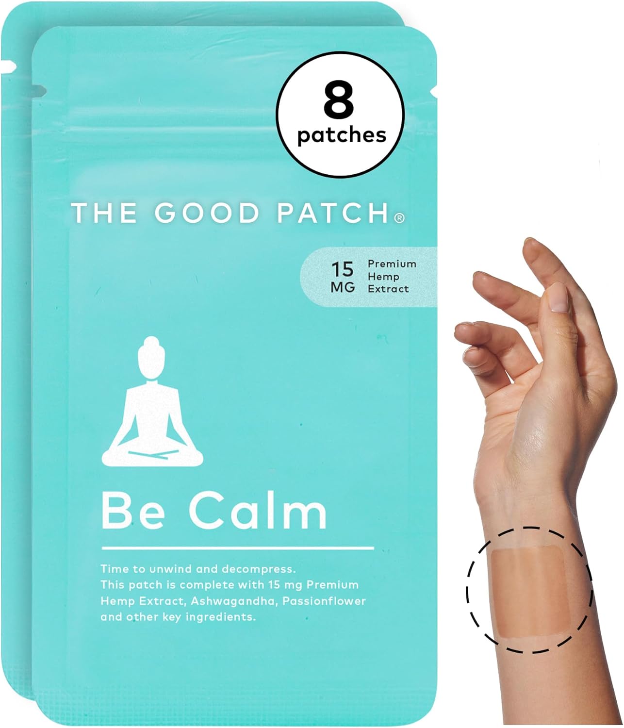 Be Calm Patch with Hemp Extract for Unwinding and Relaxation