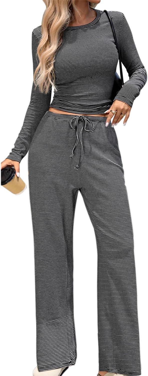 CHYRII Womens Two Piece Sets for Trendy Fall Fashion Style