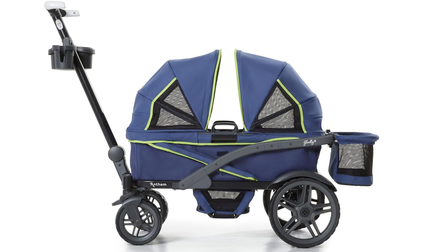 Anthem2 All-Terrain Wagon Stroller for Two Kids with Canopies