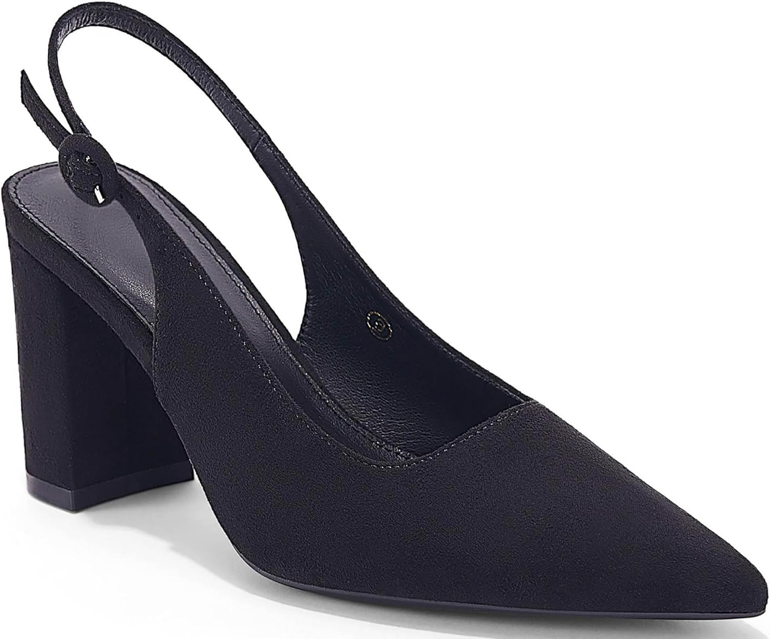 Women's Pointed Toe Block Heel Pumps for Work and Parties