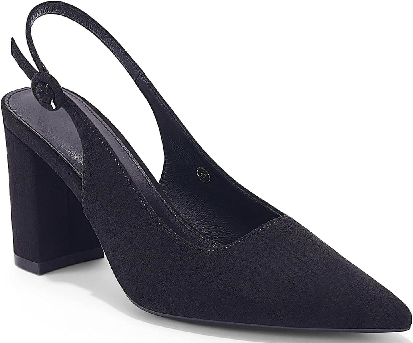 Women's Pointed Toe Block Heel Pumps for Work and Parties