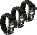 Survival Paracord Bracelet with 12 ft Cord - Compact Emergency Gear