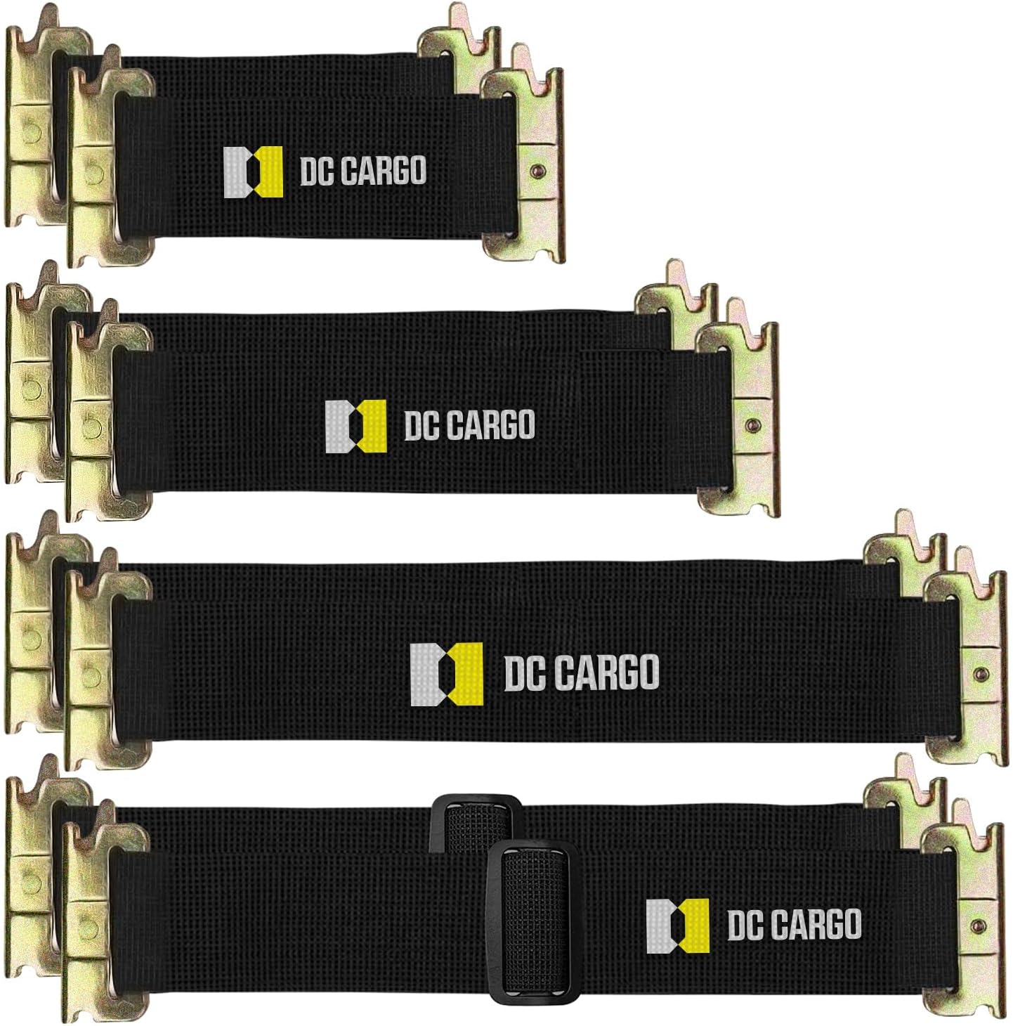 DC Cargo Mall E Track Straps - Heavy-Duty Tie-Down Straps