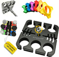 Multi Microphone Holder Cable Hanger & Organizer - Holds 6 Mics