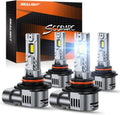 SEALIGHT S2S 9005 9006 Light Bulbs Combo with 44000LM Brightness