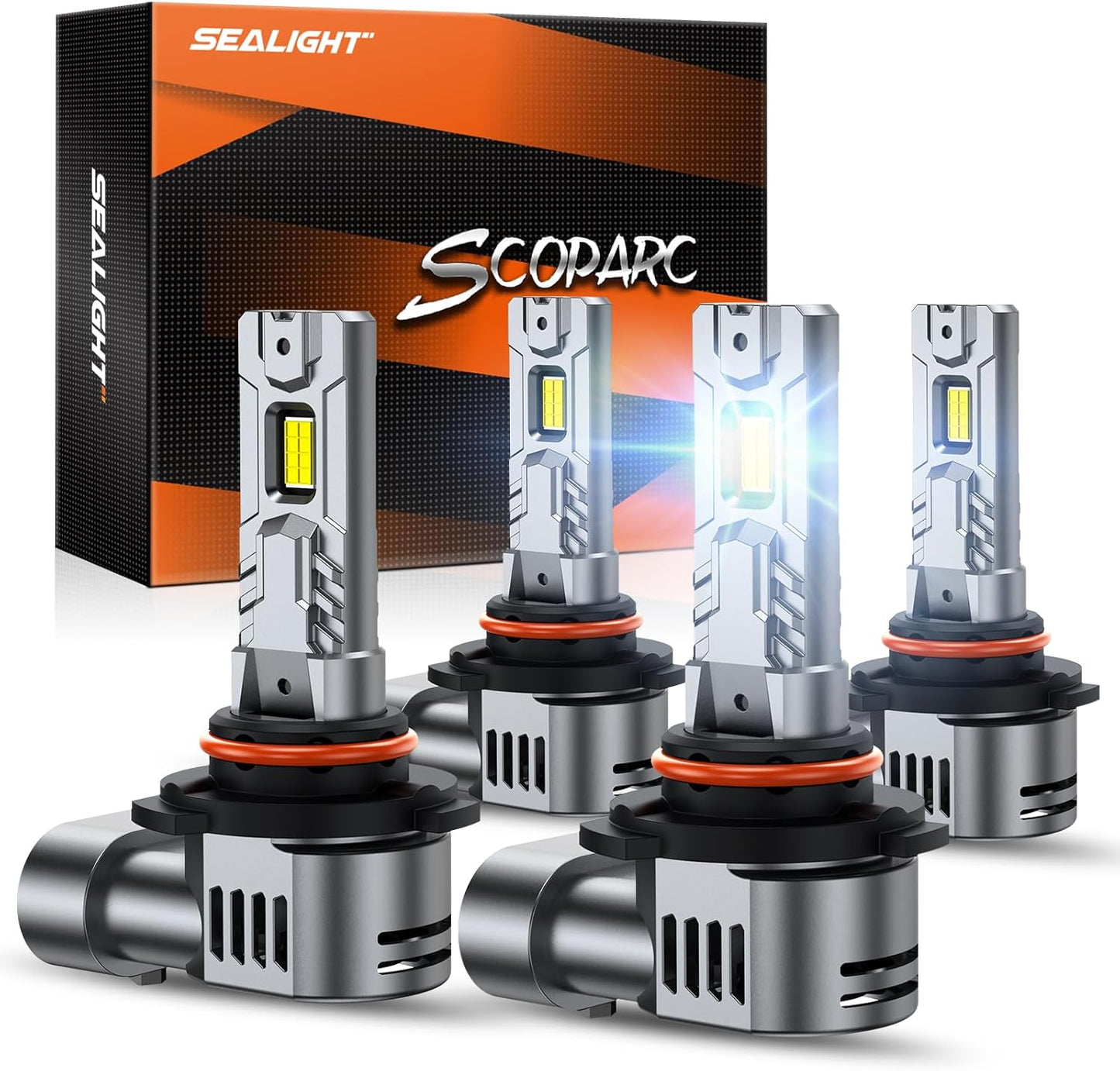 SEALIGHT S2S 9005 9006 Light Bulbs Combo with 44000LM Brightness