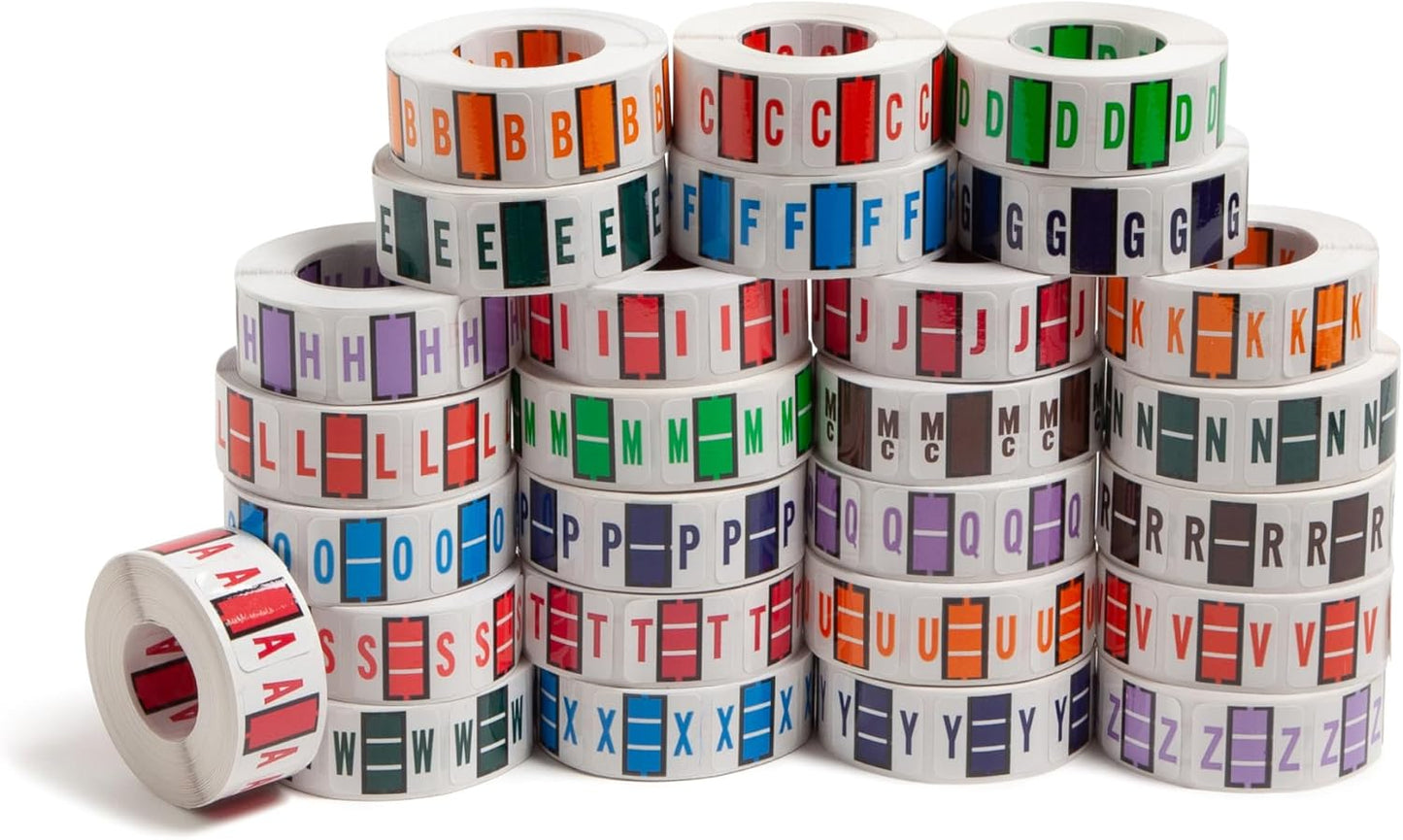 Smead BCCR Bar-Style Alphabetic Labels for Efficient Organizing