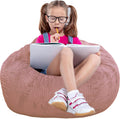 Kisoy Memory Foam Rabbit Fur Bean Bag: Ultra Soft & Fluffy - Teens & Kids