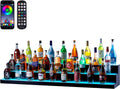 LED Lighted Liquor Bottle Display 3-Tier 60 in - Illuminated Bar Shelf