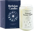 Birthdate Candles February 28 Pisces Scented Candle - 60-80 Hour Burn