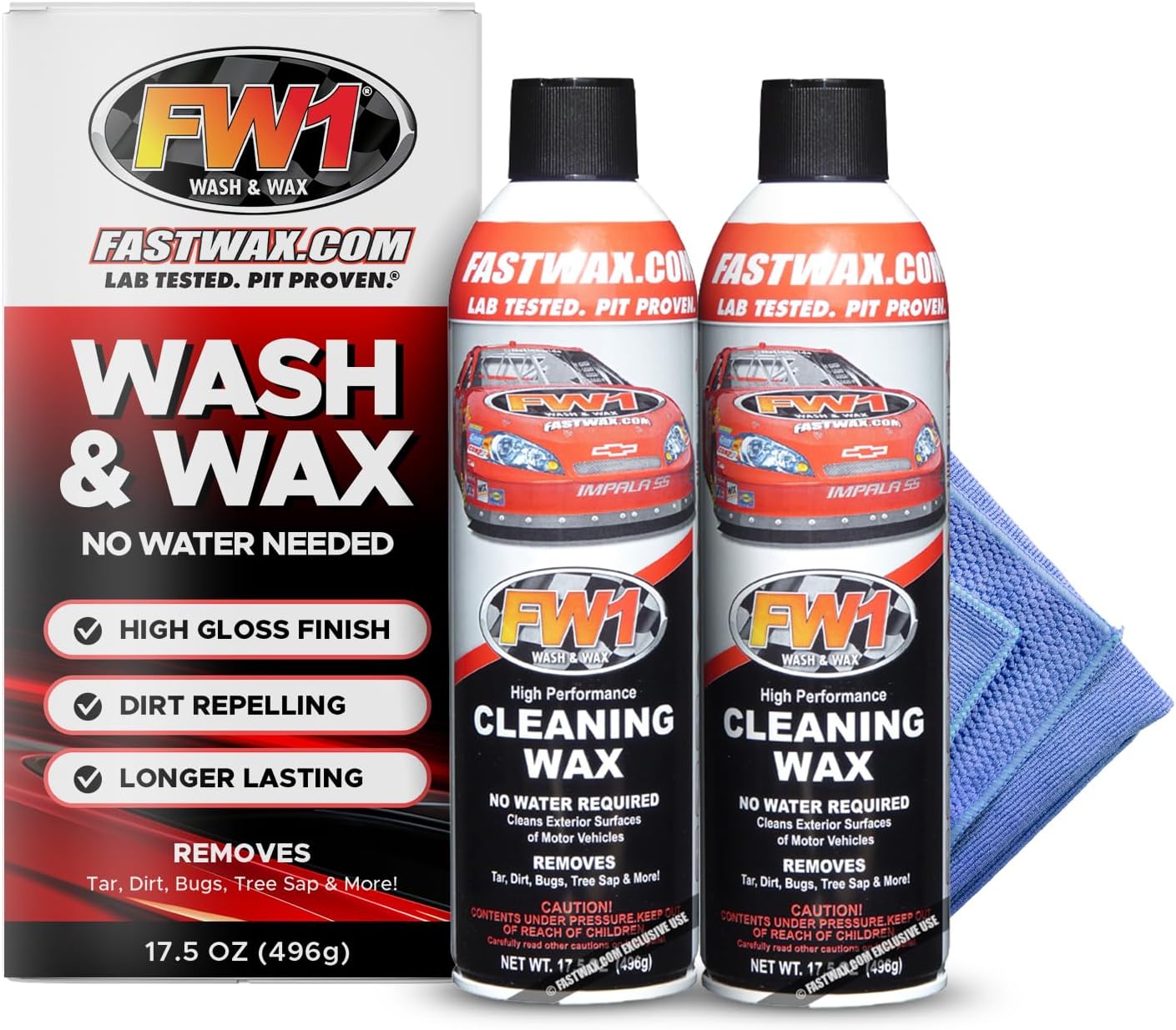 FW1 High Performance Car Wax Polish for Easy Waterless Wash