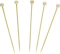 PLASTICPRO Bamboo Cocktail Picks - 200 Pcs, 3.5in - Ideal for Cocktails & Appetizers