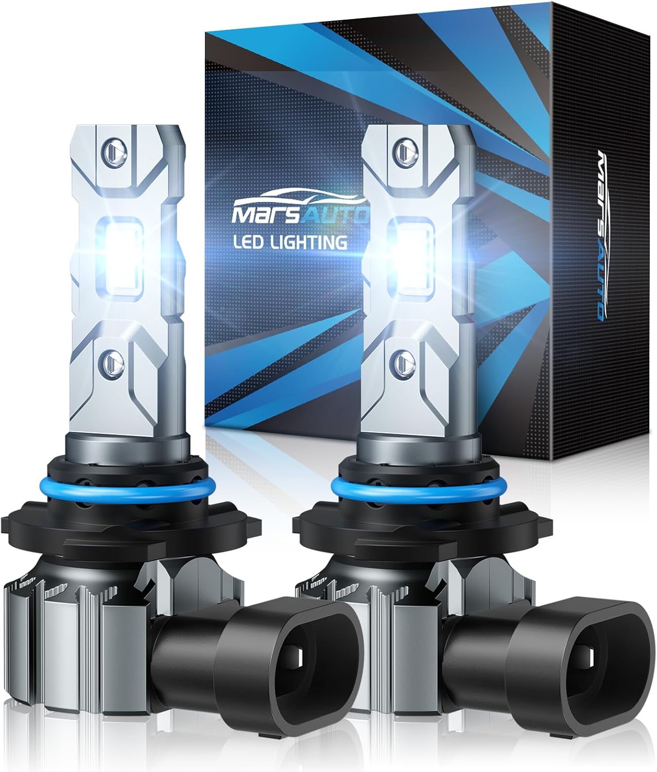 Marsauto M1S 9005/HB3 Bulbs: Super Bright 24000LM Fog Lights