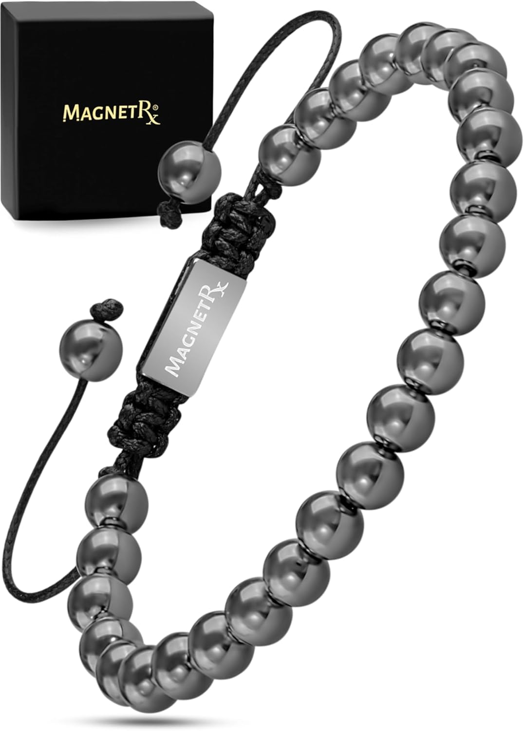 MagnetRX Magnetic Hematite Bracelet for Men and Women - Classic
