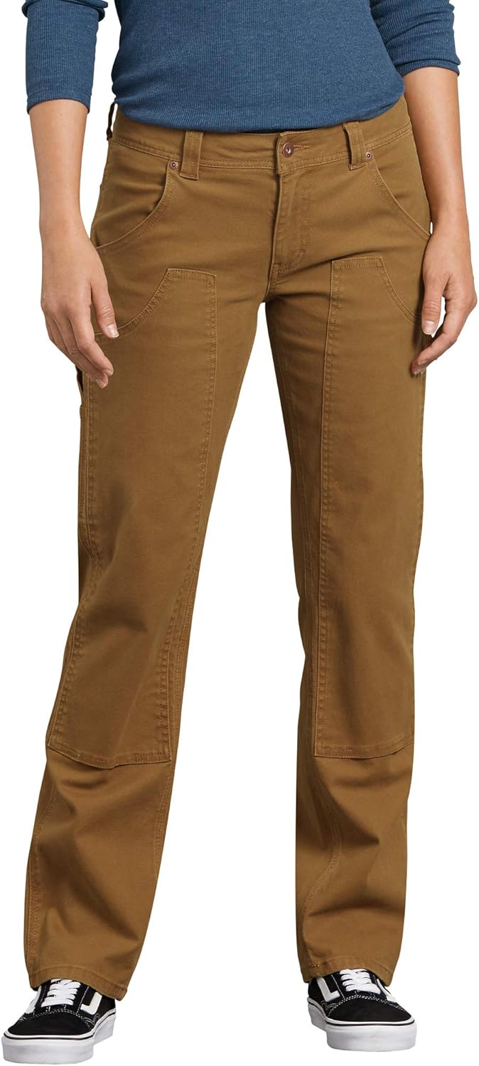 Dickies Slim Fit Straight Leg Work Pants with Utility Pockets
