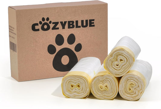 COZYBLUE 4-PACK Large Cat Litter Liners | 80 Unscented Bags