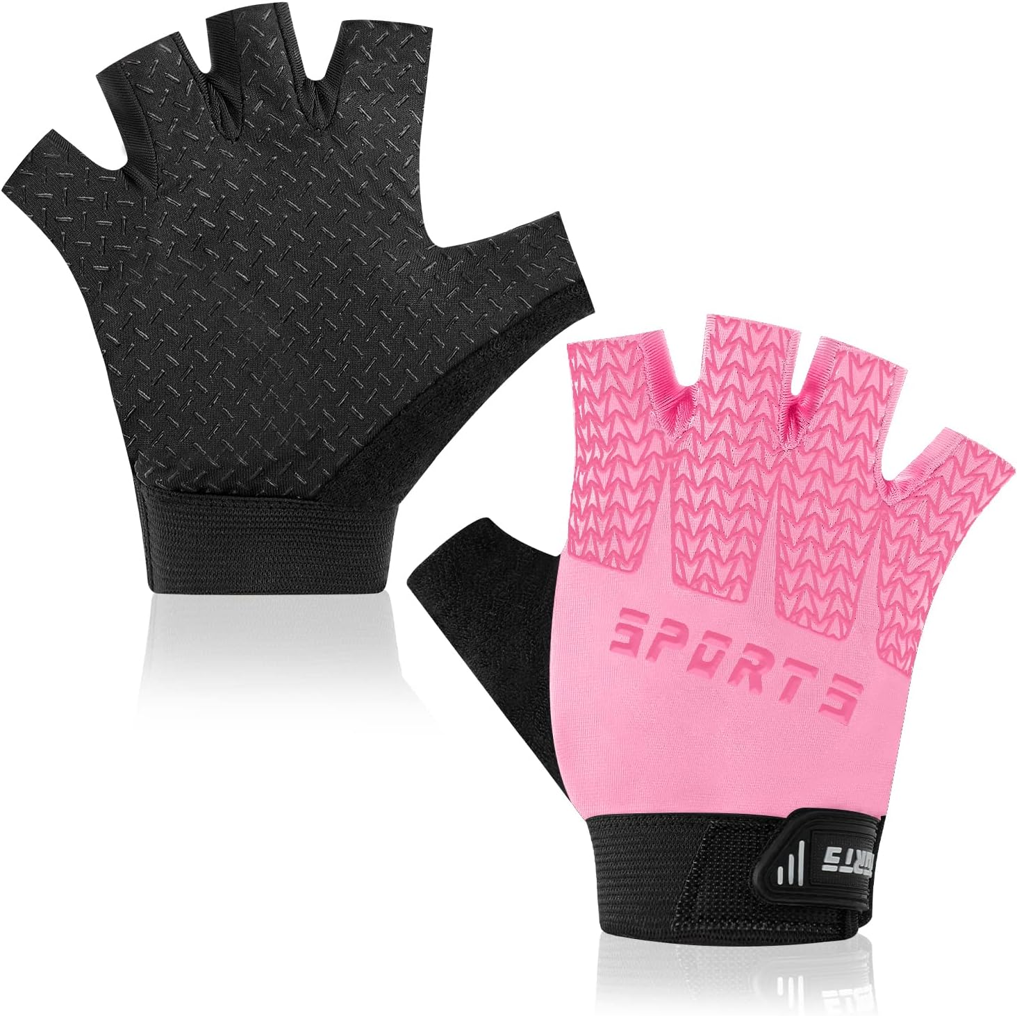 Junior Non-Slip Fingerless Cycling Gloves - Bumobot