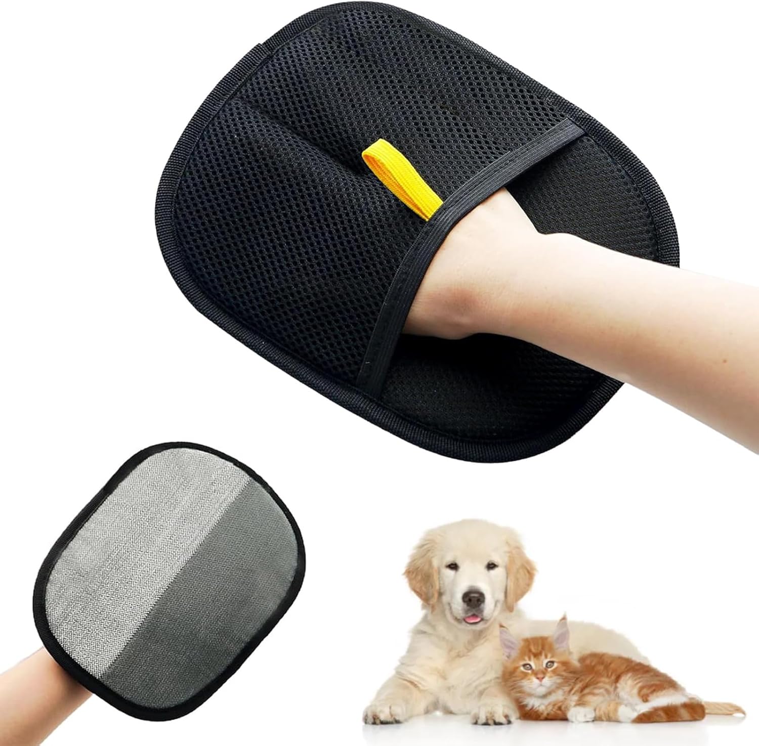 Pet Hair Remover Gloves - Double-Sided Grooming Marvel