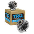 TRQ Front Wheel Bearing & Hub Assembly Set 4WD - Direct Fit