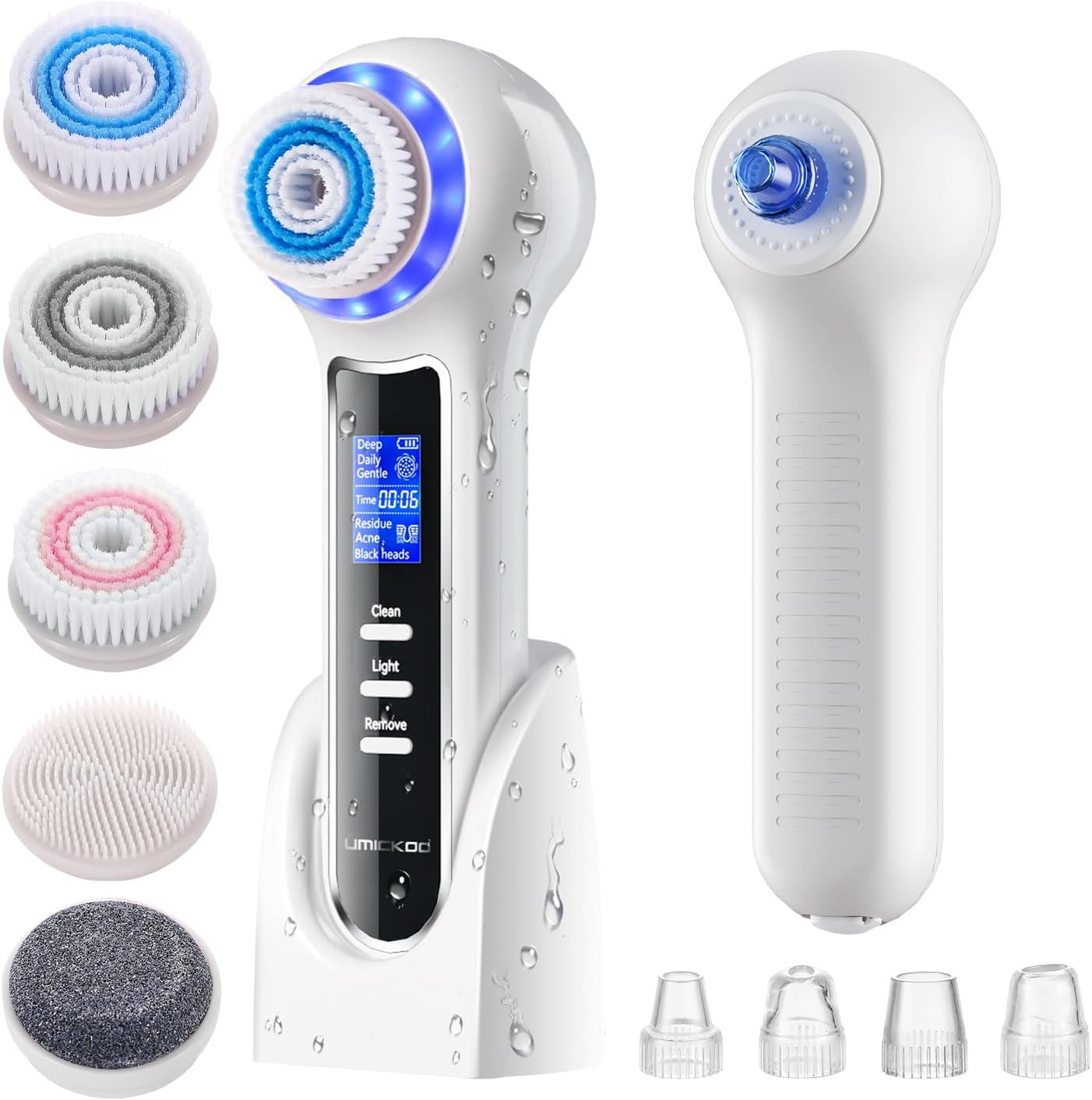 Face Scrubber Exfoliator with LCD Screen for Deep Cleansing
