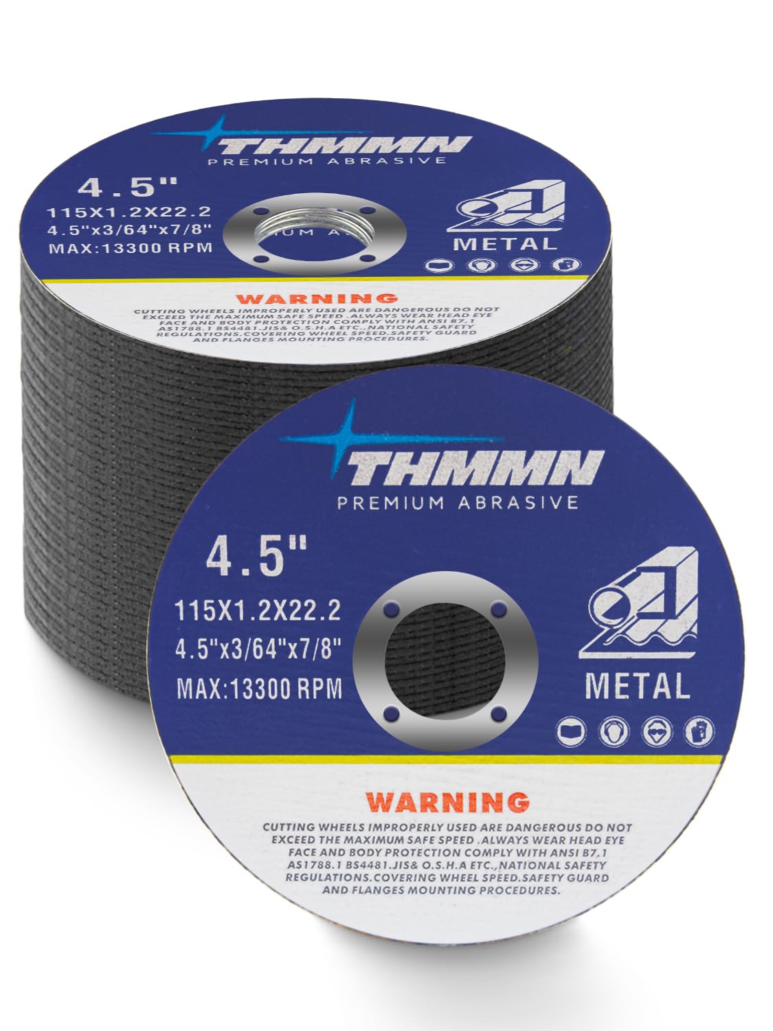 Aggressive 4.5 Cut-Off Wheels - Metal Cutting Powerhouse! - THMMN
